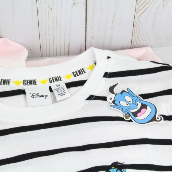 Disney Genie "Hey Girl" Tie Hem Crop Top - Picture 4 of 6